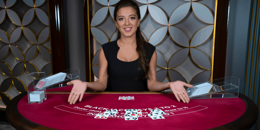 Live blackjack screenshot